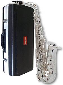 Selmer Alto Saxophone AS500S outfit, silver plated