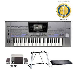 Yamaha Tyros5 w/Free Gator Stretchy Cover, MS05 Monitor & Yamaha Stand with 1 Year Free Extended Warranty
