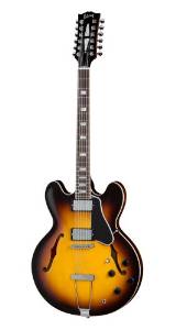 Gibson Memphis ES12VSNH1 ES-335  12-String Semi-Hollow-Body Electric Guitar - Vintage Sunburst