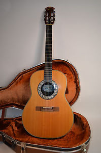 Ovation Classical Nylon String Acoustic Electric Guitar Model 1624 Country Artis