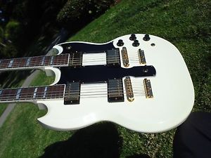 1997 Gibson EDS-1275 Doubleneck Guitar Alpine White Gold Hardware