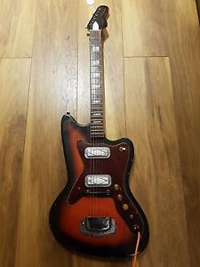 1965 Harmony H-19 Silhouette Silvertone electric guitar