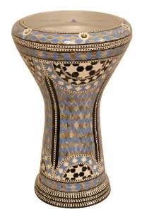 Mid-East Alexandria Doumbek, Mylar Head, Blue Mosaic, 10.6-by-17-Inch (Package Of 2)