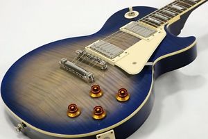 Epiphone Les Paul Standard Plustop PRO Trans Blue Used Free Shipping #g1099