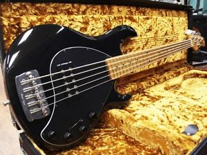 MusicMan StingRay 5 Black Ash Body 1997 Made Used Electric Bass Guitar Japan F/S