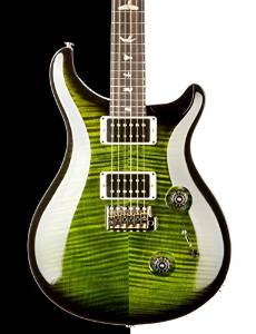 2015 PRS Custom 24 Electric Guitar, Custom Color Jade Smoke Wrap Burst
