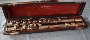 Vintage Louis Lot  Paris Brevete silver flute
