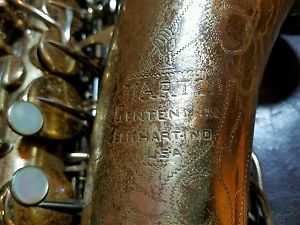 1940s " Martin Centennial Alto" sax #144k - Ltd.edition..New pads.Rare!