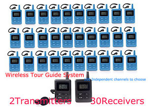 Digital Wireless Audio Tour Guide System for Meeting and Audio Conference 2T30R