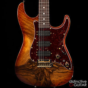 NEW TOM ANDERSON DROP TOP CLASSIC WITH ULTRA RARE FIGURED WALNUT TOP HONEY BURST