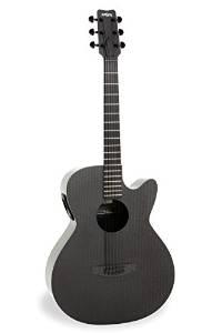 RainSong Guitars Smokey SMHX Acoustic-Electric Guitar, Clear Carbon