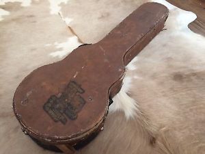 Jerry Garcia? Vintage Gibson USA Les Paul Hard Case Brown Pink Lined Combo
