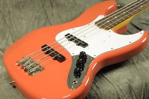 Fender Japan Exclusive Classic 60s Jazz Bass Fiesta Red Made in Japan w/GigBag