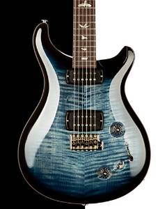 2015 PRS 408 Electric Guitar, Custom Color Faded Whale Blue Smokewrap Burst