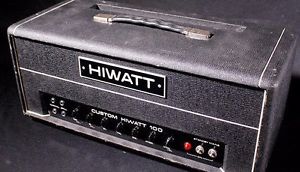 1974 Hiwatt Custom 100 Head DR103 Vintage Guitar Amplifier Free Shipping