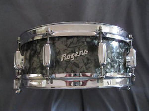 Early 1960s Rogers Dynasonic Snare Drum Serial #3469 Pre Badge Vintage Very Rare