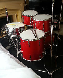 VINTAGE PREMIER ELITE 5 PCE DRUM KIT COMPLETE//1970'S//SUPER RARE//FAB COND/L@@K