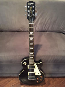 Epiphone Gibson Les Paul with Zakk Wylde EMG's, Grover tuners, and SKB hard case
