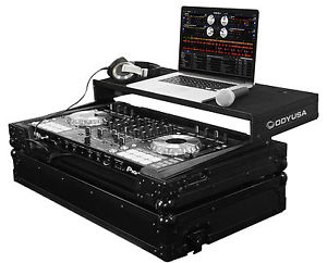 Odyssey FFXGSPIDDJSZWBL All Black Flight Case For Pioneer DDJ-RZ / DDJ-SZ / DDF-