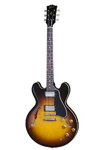Gibson Memphis ES58168BNH1 Semi-Hollow-Body Electric Guitar, 58 Burst