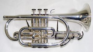 York Eminence 4028 Cornet Silver Plate (Pre-owned)
