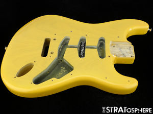 2010 American Fender Custom Shop Deluxe Strat BODY USA Guitar Vintage Blonde