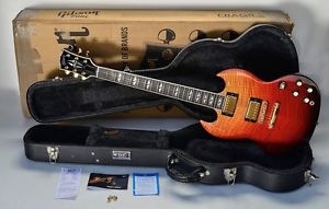 2005 Gibson SG Supreme LAVA BURST ~MINT~ Deluxe Custom Color Guitar Les Paul