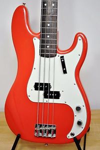 Fender American Vintage 50's Reissue Precision Bass Guitar AVRI Fiesta Red USA