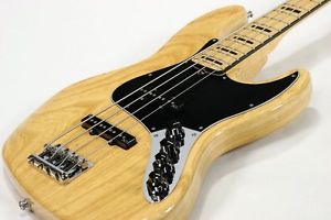 Fender USA American Deluxe Jazz Bass N3 Ash Nat/M Electric Free Shipping