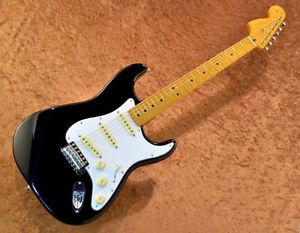 Fender Mexico Jimi Hendrix Stratocaster Black Free shipping Guitar Bass #E987