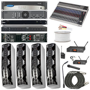 Church Sound System - Complete Audio Kit / PA System for 400 people
