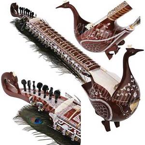 TAUS WITH BOW~DESIGNER TUN WOOD~GEAR TUNING PEGS~DILRUBA~ESRAJ~FREE ROSEN STRING