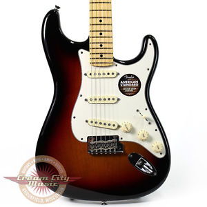 Brand New Fender American Standard Stratocaster 3 Tone Sunburst 3TS Strat