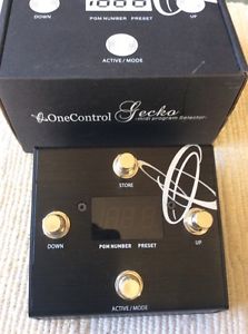 Gecko One Control MIDI footswitch Excellent Condition Boxed.