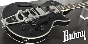 BURNY BLC-85 2015 BLK electric guitar *NEW* Free Shipping From Japan