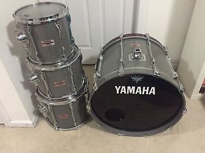 Yamaha Recording Custom Drums 1980's Quartz Grey
