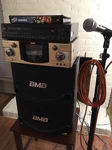 Karaoke Player..bmb Amplifier..ramsa Speaker..bmb Mic..package Sale..cheap..rar…