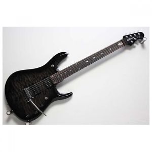 Musicman JP6 BFR PZ Quilt Maple Top Black Used Electric Guitar W Hard Case Japan