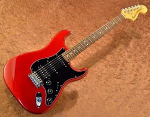 Fender USA American Special Stratocaster HSS Cnady Apple Red w/soft case #E958