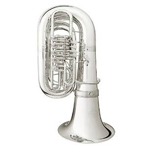 B&S 3098 Series 5-Valve 5/4 CC Tuba 3098-S Silver