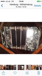 Alfred Arnold Tango Bandoneon AA Orginal 1944 Für Restoration