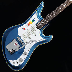 Free Shipping Used Teisco Spectrum 5 (Metallic Blue/Matching Head) Guitar