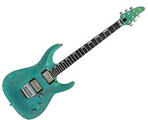 ESP GK-011 Horizon-FR 6-String Electric Guitar - Cast Metal Patina