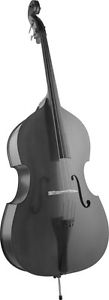 3/4 Double bass black, incl. Bag