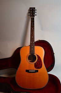 Vintage Sigma Martin DR 28 H Herringbone Dreadnought D Size Acoustic Guitar