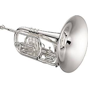 Jupiter 5050 Quantum Series Marching F Mellophone Silver