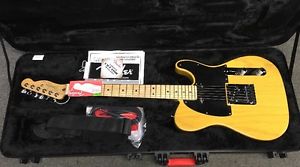 Fender American Deluxe Tele Butterscotch Blonde Ash Telecaster w/Hardshell