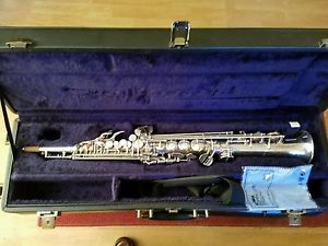 Yamaha Soprano Saxophone Custom Z Silver-Plated YSS82Z Mouthpiece Accessories