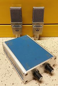 AKG 414 EB Remote (Nylon) Vintage CK12 Condenser Microphone Pair. S42E1 & Cables