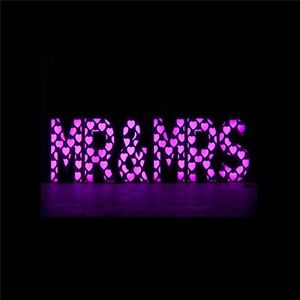 Eliminator Lighting Decor Mr & Mrs 45-Inch Tall Letters - New